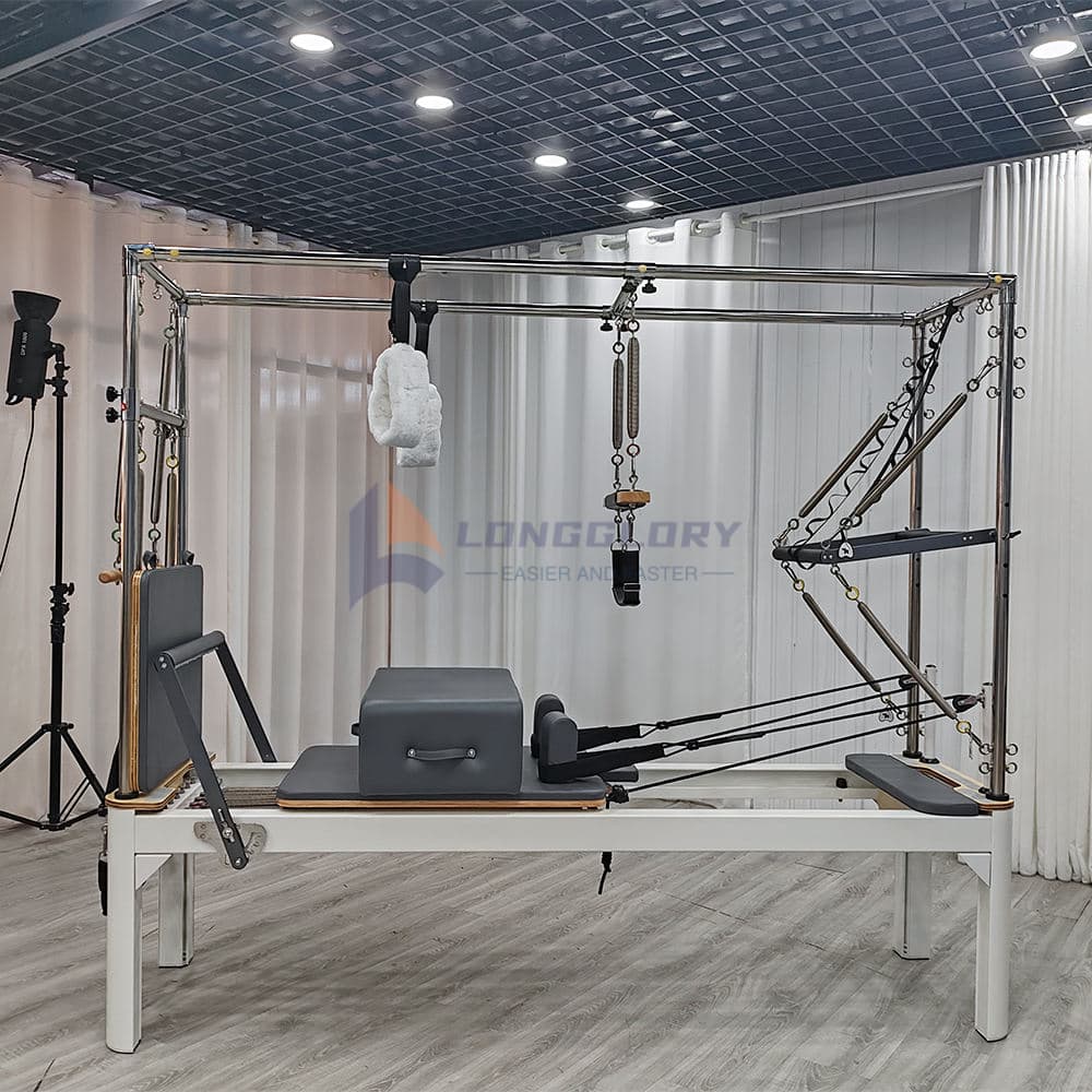 Aluminium tre i ett Pilates cadillac Reformer