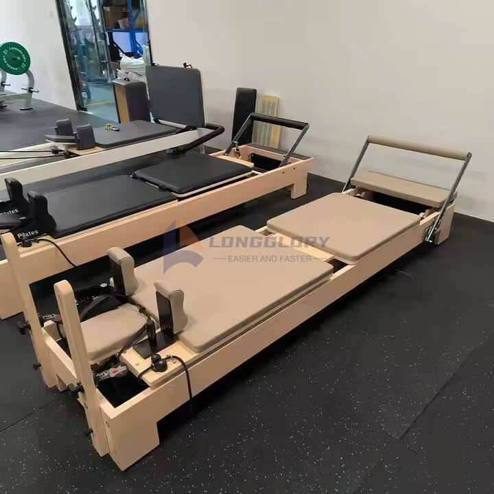Klassisk Maple Wood Pilates reformatormaskin