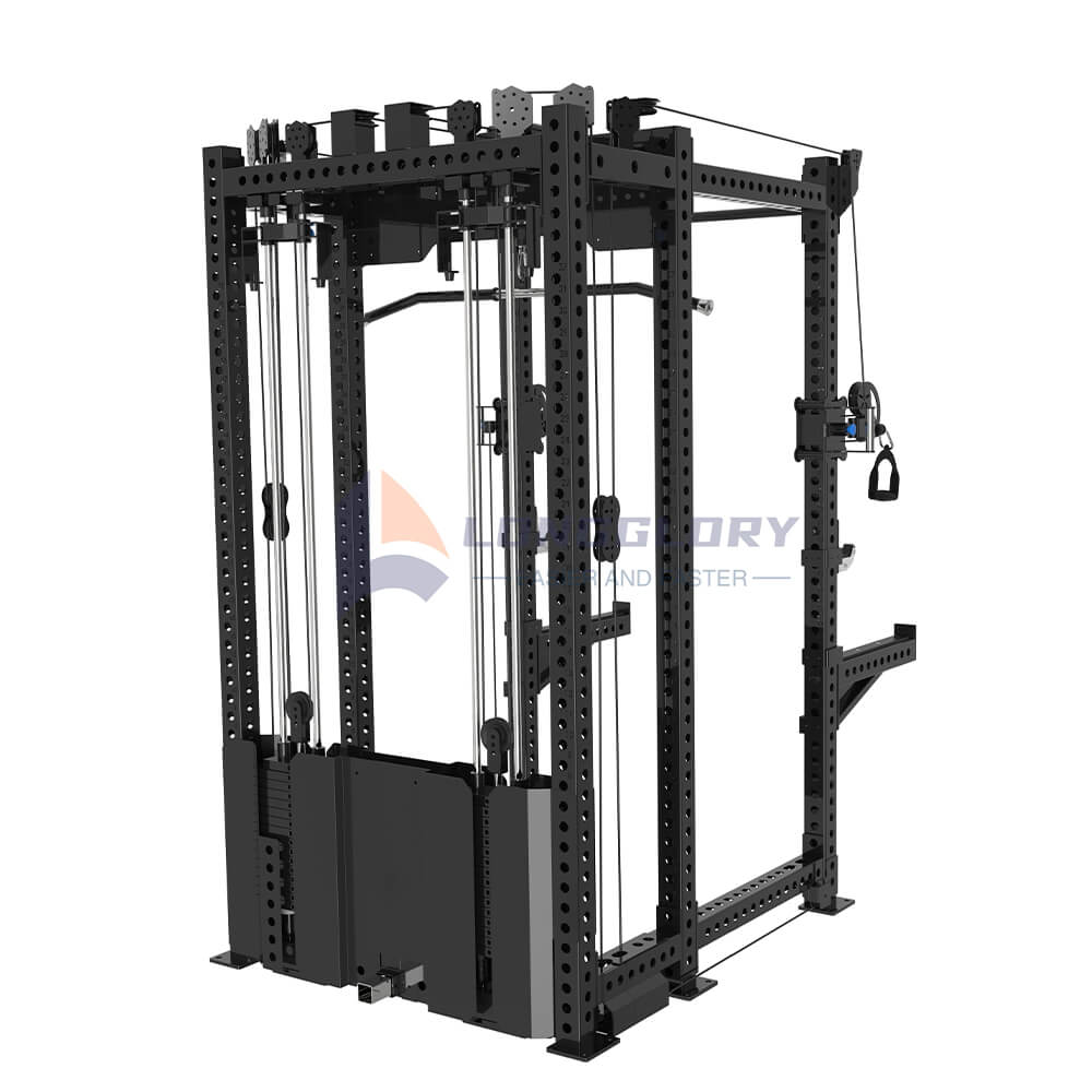 Power Gym Rack Cable Crossover Trainer