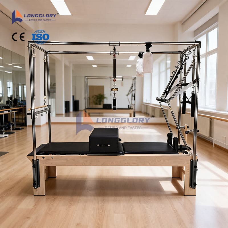 Yoga trening Pilates Cadillac Reformer